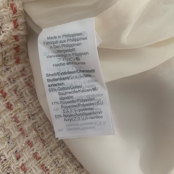 J. Crew Tweed Metallic Thread Mini Dress Size 8 - Picture 5 of 10